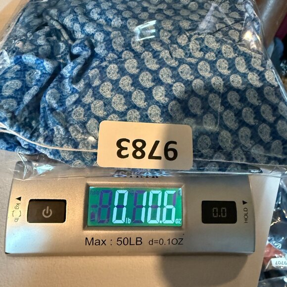 Show Me Your Mumu Women XL Bam Bam Bells Trouser Blue Paisley Pull On Pant 70s - Picture 9 of 9